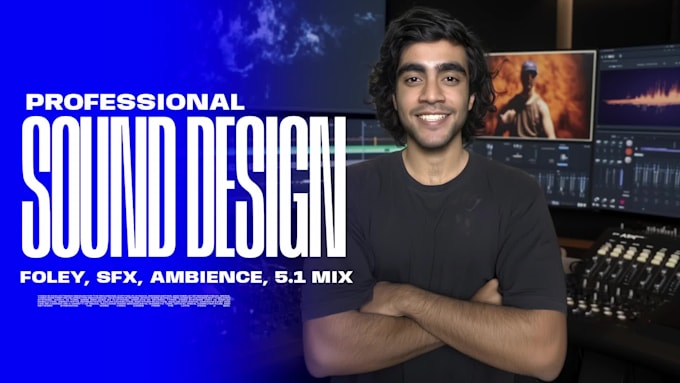 do sound design, sound effects, foley, mix