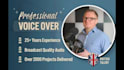 record a professional british male voice over