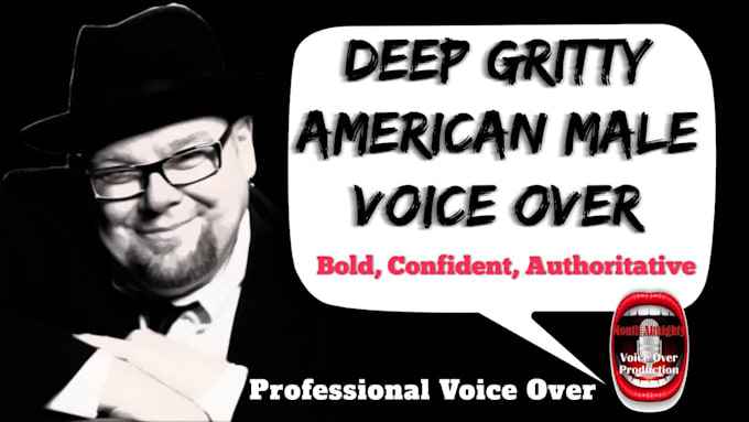 do deep american male authoritative voice over