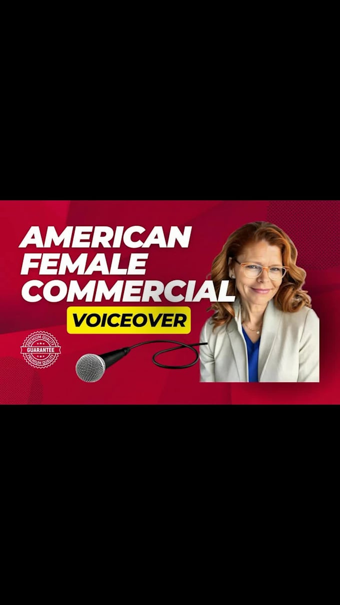 Provide american voiceover for your commercial by Josselyn_reads Fiverr