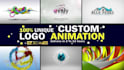 create a custom logo animation or youtube intro video