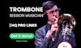 record pro trombone lines any style