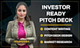 write and design your investor ready pitch deck presentation