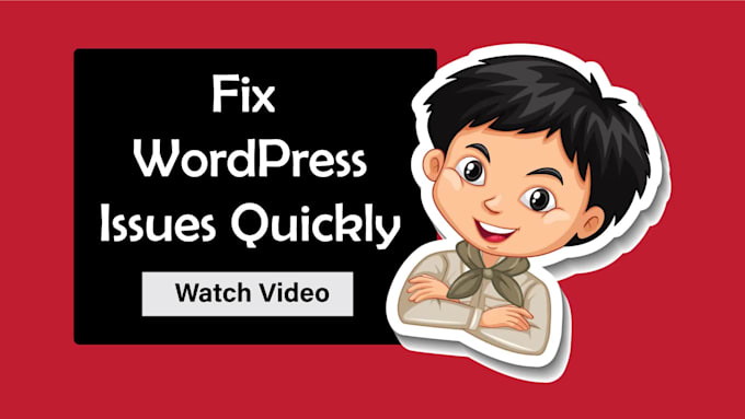 fix wordpress error issues bug asap