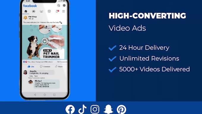 create a dropshipping facebook video ad with high conversion