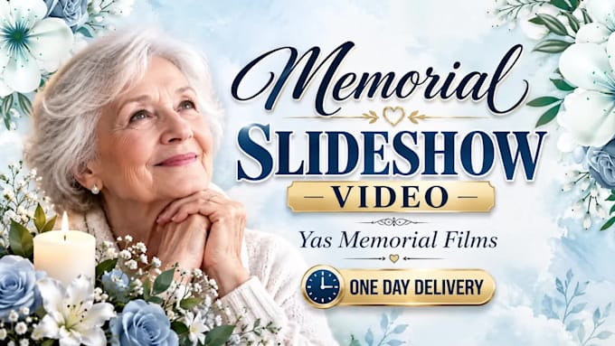 create memorial video and funeral slideshows in a day