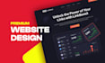 do premium figma website design and website mockup
