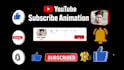 create the awesome 3d youtube subscribe animation
