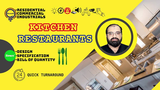 design commercial kitchens, laundries, restaurants, cafes, bar