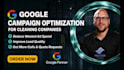optimize google ads for cleaning companies