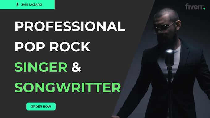 be your pop rock singer songwriter