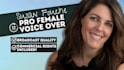 do realistic believable american female commercial voiceover advertisement ad