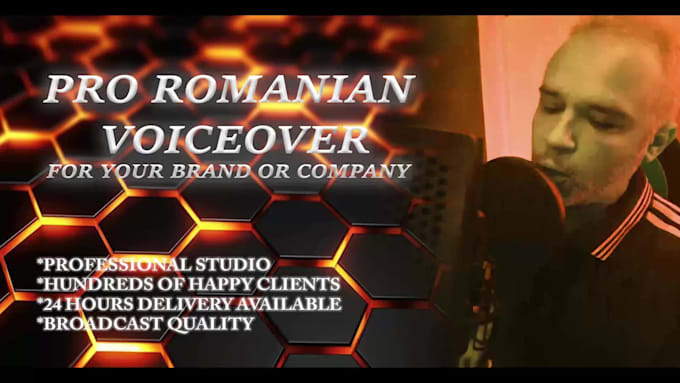 do an awesome real romanian voice for your audio book, story or presentation