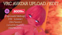do custom booth vrchat avatar edit, or upload your avatar