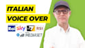 record a professional italian male voice over