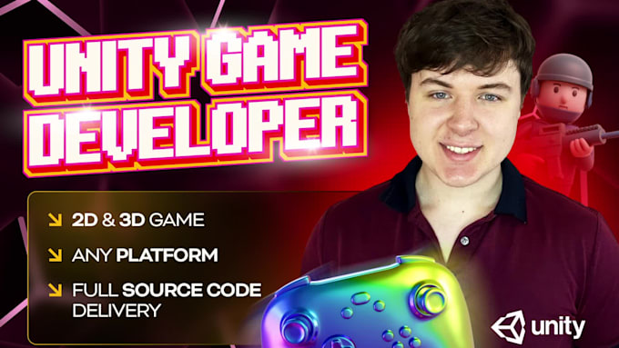 create professional unity games for PC, mobile, webgl