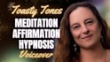 record a conversational deep guided meditation voice over, affirmation, hypnosis