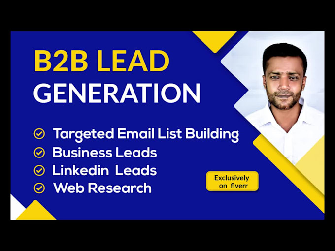 do b2b lead generation and email list building