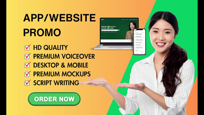 create engaging website and app explainer or promo video