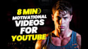 create unique faceless motivational youtube videos