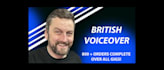 record a british male voice over in english