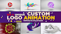 create 4k animated logo animation or youtube intro video