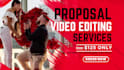 do cinematic proposal video editing and wedding