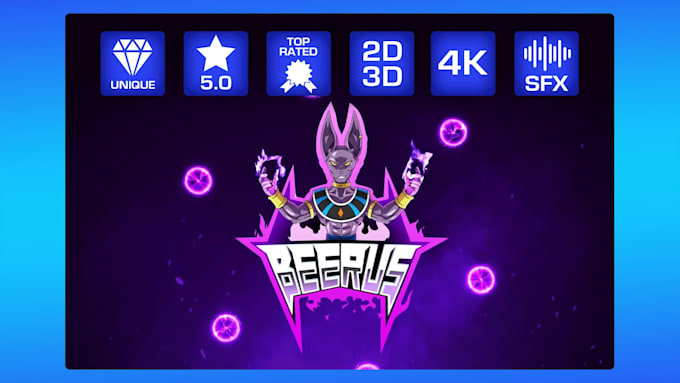 create a gaming intro with your logo