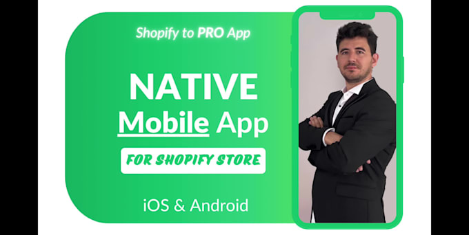 convert shopify store into ios and android app, mobile app development, flutter