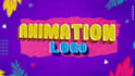 create a cartoon animated logo intro for twitch, youtube and gaming brands
