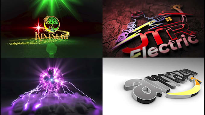 do 4k animated 3d logo animation and intro outro video