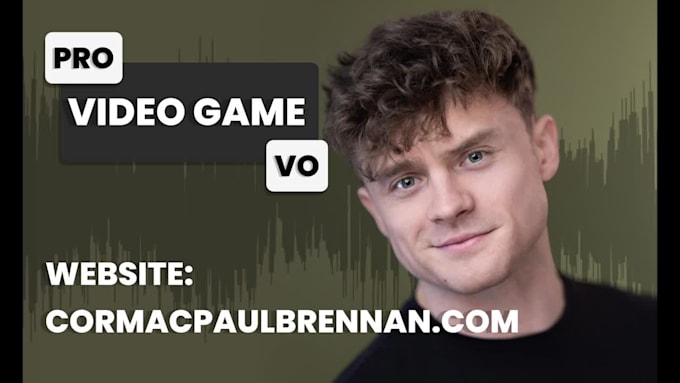 be your video game character voice actor