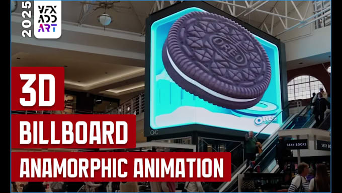 do 3d billboard anamorphic animation