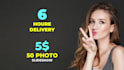 make dynamic photo slideshow video with text overlay