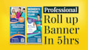 do roll up banner design and pull up,stand, retractable banner ads