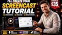 do a screencasting tutorial video or instructional video for a websites or apps