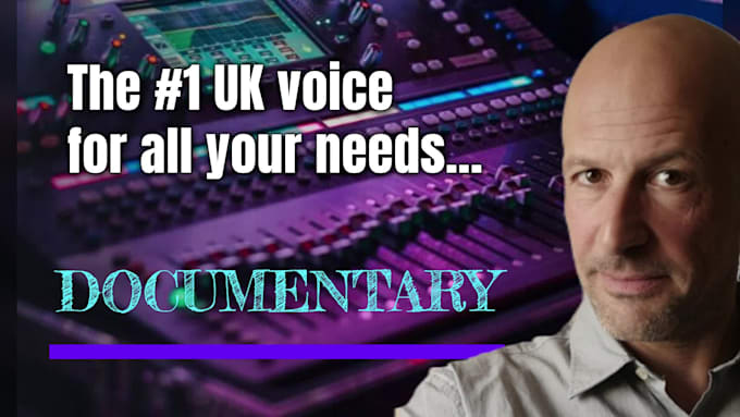 narrate your documentary with an inspiring british voiceover