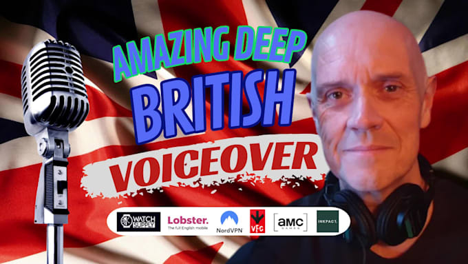 record a professional british english male voiceover