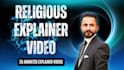 create a 2d animation explainer video for religious purposes