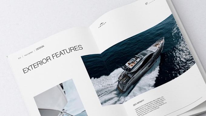 design product catalog, brochure, or lookbook