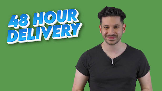 create professional green screen spokesperson video in HD