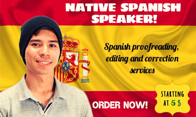 proofread and correct your spanish texts in 24h