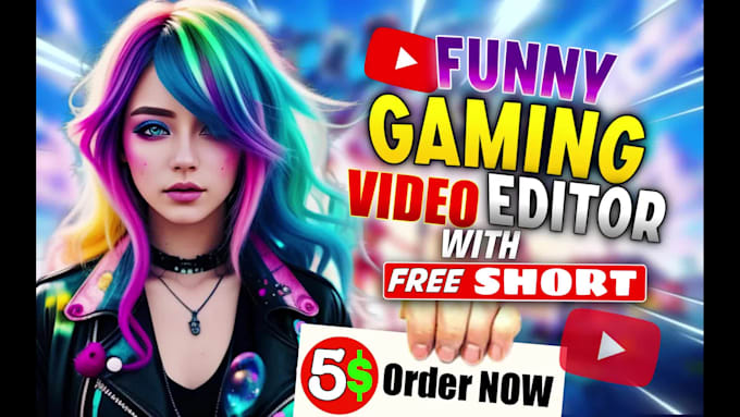 edit a funny gaming video editing for youtube and streaming twitch