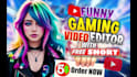 edit a funny gaming video editing for youtube and streaming twitch