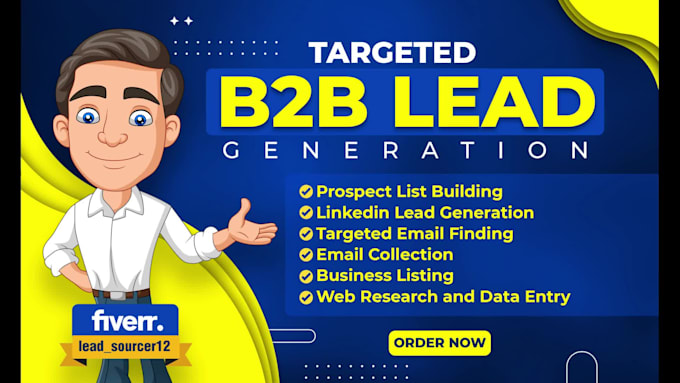 do lead generation, find email address contact info by web and linkedin research