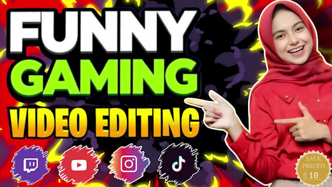 do gaming video editing for youtube and twitch stream