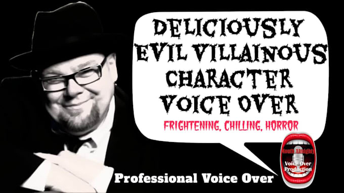 do evil male villain, video, gaming character voice overs