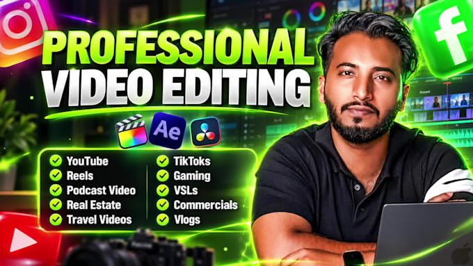 do professional youtube video editing, podcast edit and post production