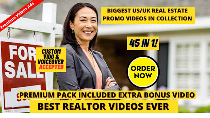 create real estate service, realtor, home buyer promo video