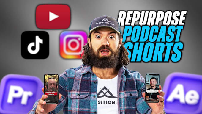 edit and repurpose podcasts into shorts with captions
